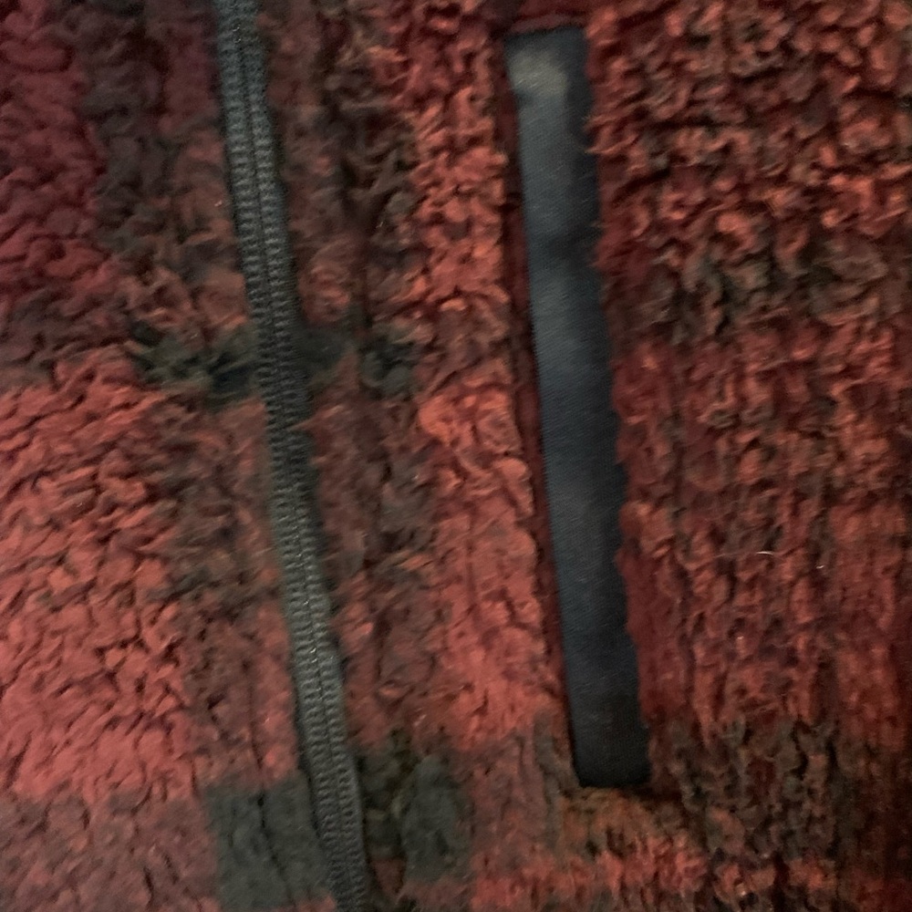 NWT Plaid Sherpa Zip-Up Jacket - Picture 4 of 8